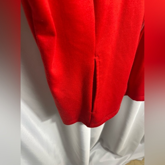 Stretch The Rules Red Women's Size XL Jacket Zip Up Collared Casual - Picture 2 of 8